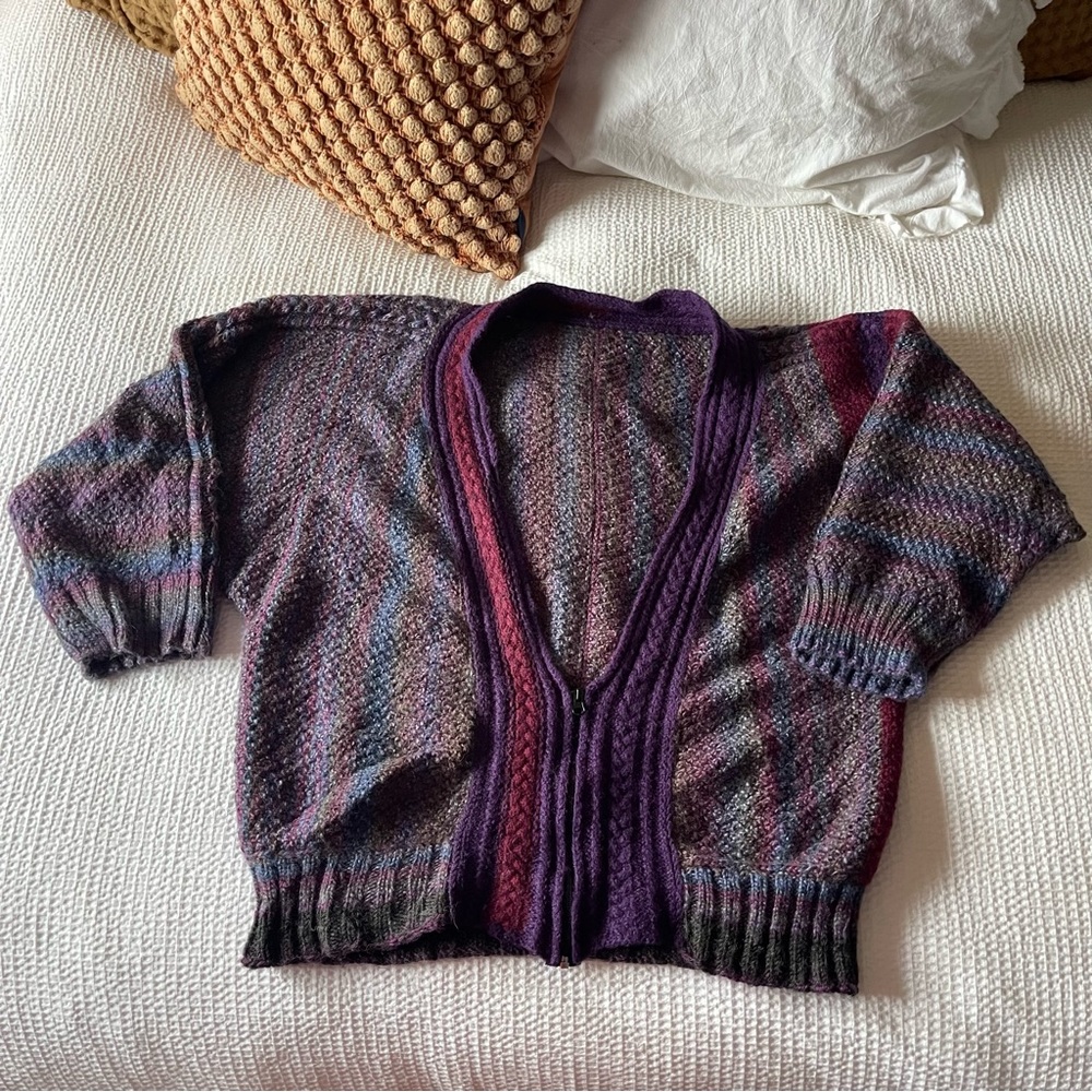 Hand knit sweater